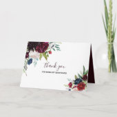 あなたは私の花嫁の名刺で結婚ありがとう サンキューカード (正面)