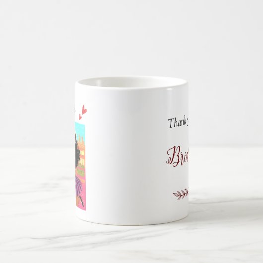 あなたは私の花嫁の提案をしてくれてありがとう コーヒーマグカップ (中央)