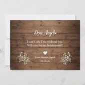 あなたは私の花嫁の赤ん坊の息のメイソンの瓶になるだろうか 招待状 (裏面)