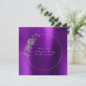 あなたは私の花嫁の銀紫メタリックになるだろうか 招待状 (スタンド正面)
