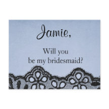 あなたは私の花嫁の青と黒のレースフェイクか