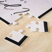 あなたは私の花嫁付き添いになりますか。トレンディースクリプト写真 ジグソーパズル (側面)