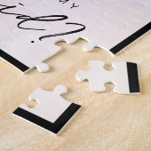 あなたは私の花嫁付き添いになりますか。トレンディースクリプト写真 ジグソーパズル (側面)