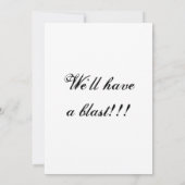 あなたは私の花嫁付き添いになりますか。ブリデスメイドカード 招待状 (裏面)