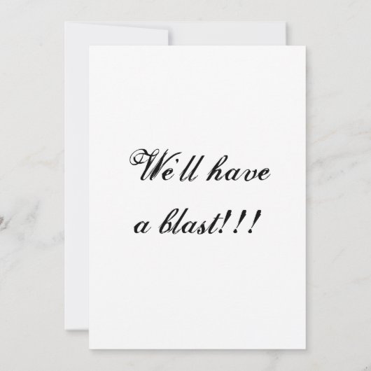 あなたは私の花嫁付き添いになりますか。ブリデスメイドカード 招待状 (裏面)