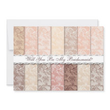 あなたは私の花嫁付き添いになりますか。ヴィンテージレ素朴ース