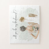 あなたは私の花嫁提案の水彩になりますか? ジグソーパズル (縦)