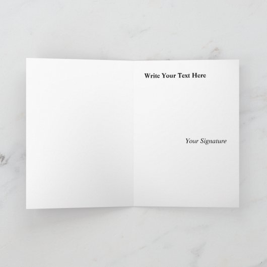 あなたは私の英雄の漫画のカスタムのサンキューカード シーズンカード (内部)