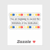 あなたは私の薬を飲み始めている シール (シート)