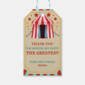 あなたは私の誕生日を作ってくれてあり素晴らしがとう ギフトタグ (正面)