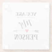 あなたは私の身です ガラスコースター (裏面)