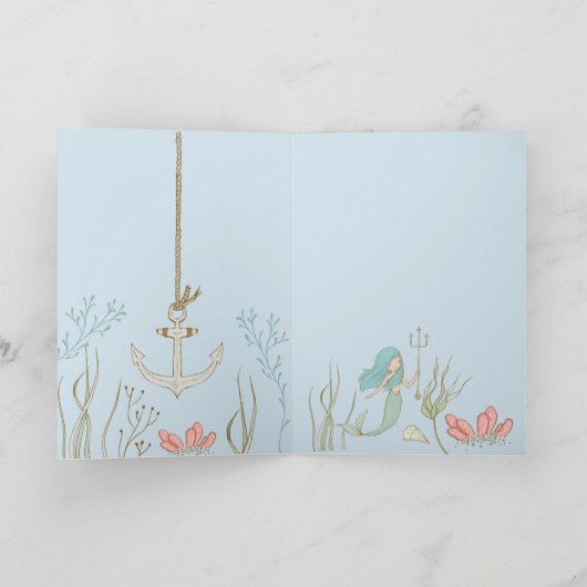 あなたは私の錨人魚カード カード (内部)