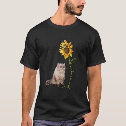 あなたは私の陽気なひまわり蝶の眠そうな太った子 Tシャツ (正面)