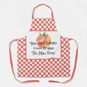 あなたは私の頭のトマトから愛されている エプロン (正面)