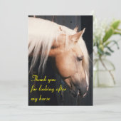 あなたは私の馬のカードを預かってくれてありがとう サンキューカード (スタンド正面)