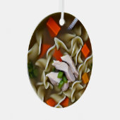 あなたは私の魂の英雄 |スーププおもしろいンのクリスマス メタルオーナメント (正面右)