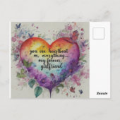 あなたは私の鼓動、私の全て – 私の永遠 ポストカード (裏面)