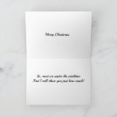 あなたは私の****ハート/愛のクリスマス カード (内部)