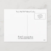 あなたは私の"ペット"バレンタインカウボーイ シーズンポストカード (裏面)