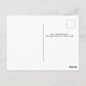 あなたは私のbridesmanカードボヘミアン黒いバラ ポストカード (裏面)