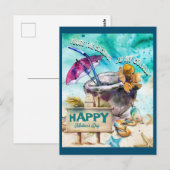 あなたは私のcoladaにココナッツ：ハッピーマザーの日 ポストカード (正面/裏面)