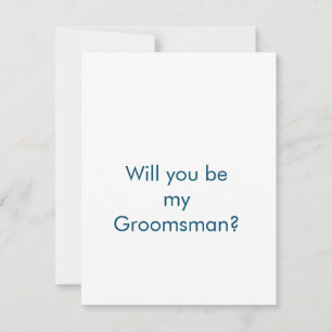 あなたは私のgroomsman bachelorettプロポーザルのカードを持っているか ノートカード