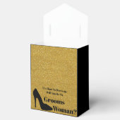 あなたは私のgroomswoman黒い金ゴールド提案を行う フェイバーボックス (オープン)