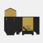 あなたは私のgroomswoman黒い金ゴールド提案を行う フェイバーボックス (折り畳みなし)