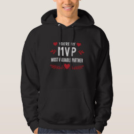 あなたは私のMVP 最も大切なパートナー 面白い愛 パーカ