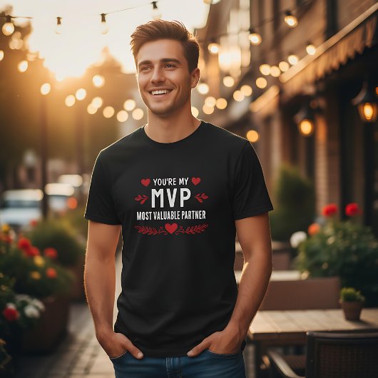 あなたは私のMVP 最も大切なパートナー 面白い愛 Tシャツ