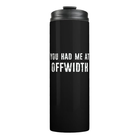 あなたは私をオフワイドロック登山に置いた タンブラー (正面)