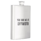 あなたは私をオフワイドロック登山に置いた フラスク (右)