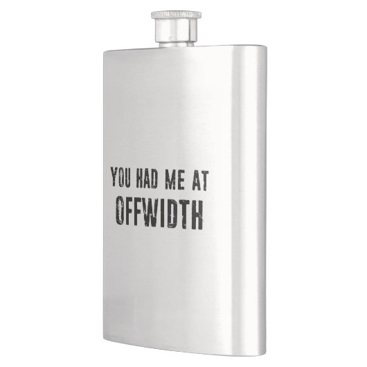 あなたは私をオフワイドロック登山に置いた フラスク (左)