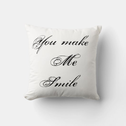 あなたは私をスマイル クッション (正面)