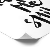 あなたは私をスマイル ポスター (角)