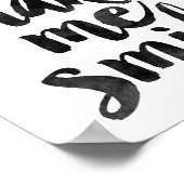 あなたは私をスマイル ポスター (角)