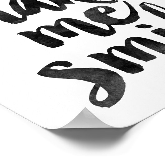 あなたは私をスマイル ポスター (角)