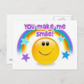 あなたは私をスマイル ポストカード (正面/裏面)