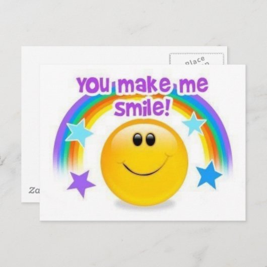 あなたは私をスマイル ポストカード (正面/裏面)