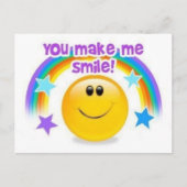 あなたは私をスマイル ポストカード (正面)