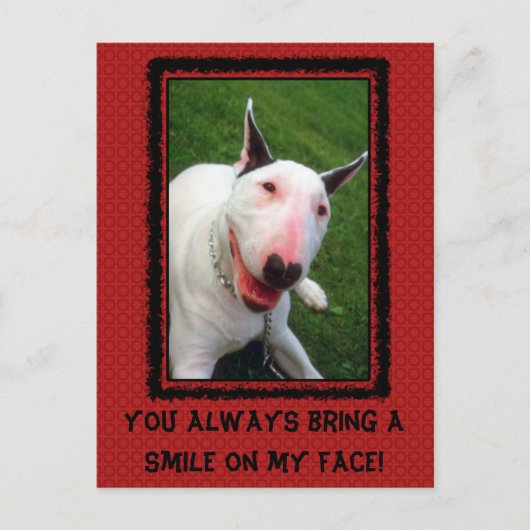 あなたは私をスマイル ポストカード (正面)