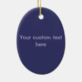 あなたは私をナマステカスタムオーナメント セラミックオーナメント (裏面)