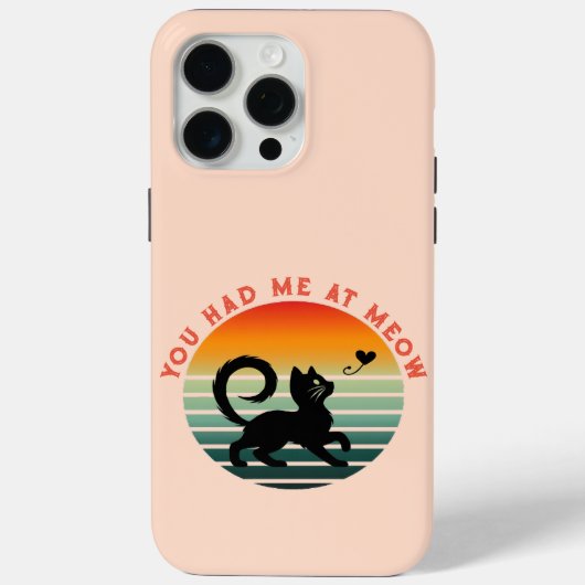 あなたは私をニャンで虜にしました かわいい猫 Case-Mate iPhoneケース (裏面)
