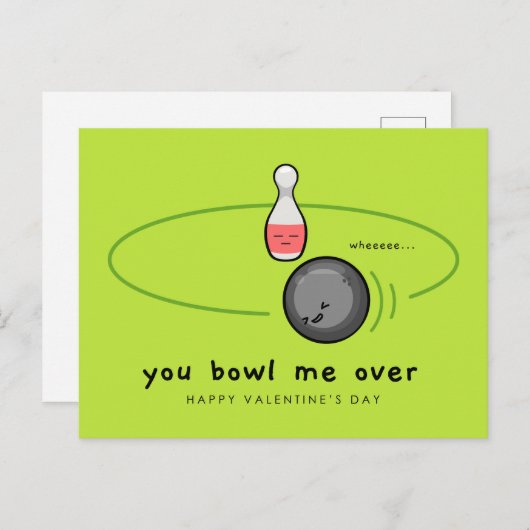 あなたは私をハッピーバレンタインデーに乗せる |愛 シーズンポストカード (正面/裏面)