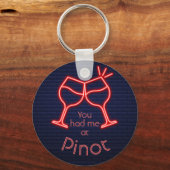 あなたは私をピノで食べた キーホルダー (正面)