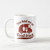 あなたは私をフードトラックに乗せてくれた コーヒーマグカップ (左)