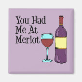 あなたは私をメルロ漫画のワおもしろいインで食べた マグネット (正面)