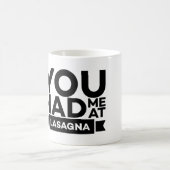 あなたは私をラザニアで持っていた – ラザニア恋人 コーヒーマグカップ (中央)