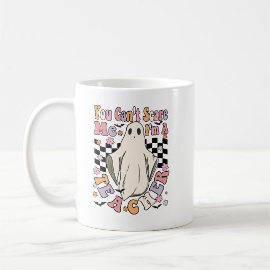 あなたは私を傷つけることができない先生 コーヒーマグカップ (左)