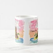 あなたは私を噴火、私は溶岩あなた漫画の火山 コーヒーマグカップ (中央)